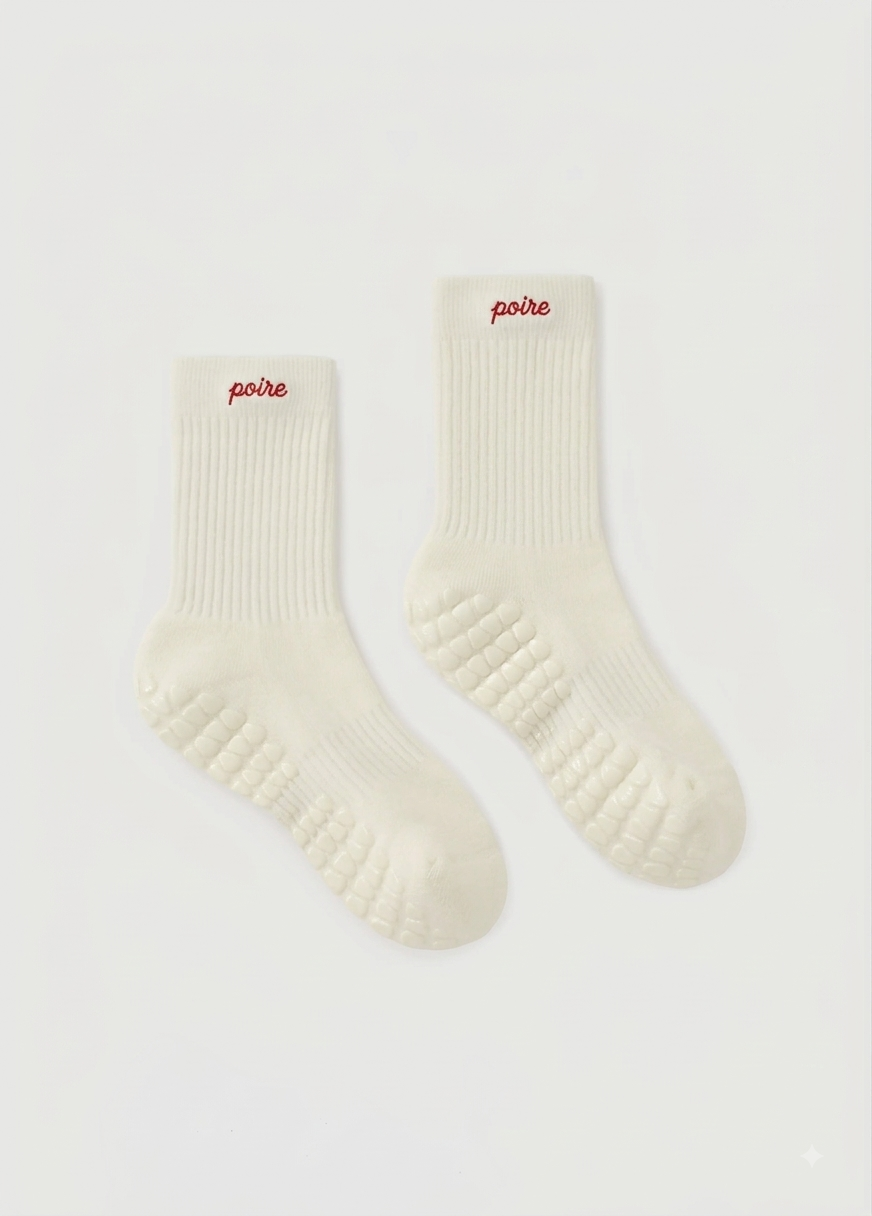 Vanille Script Sock