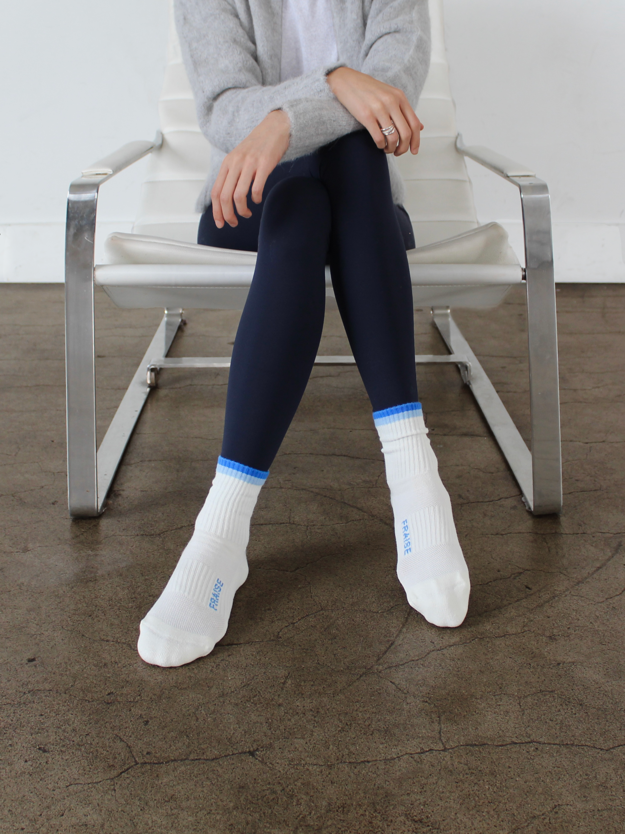 Cassis Striped Crew