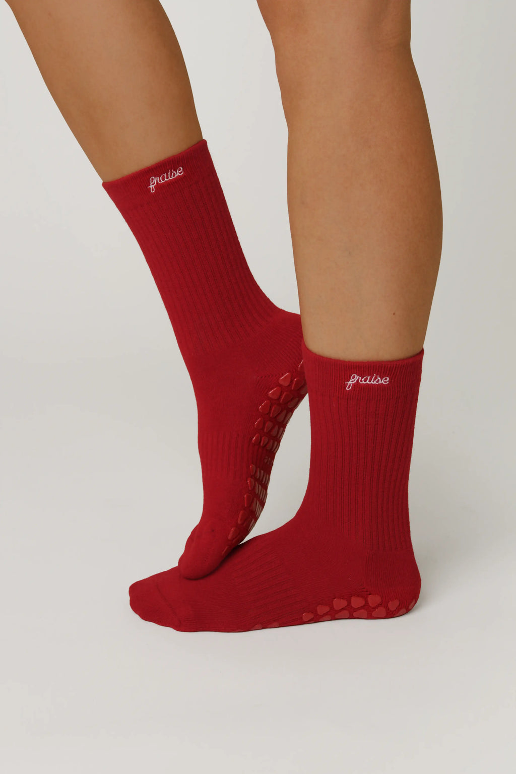 Cherry Script Sock