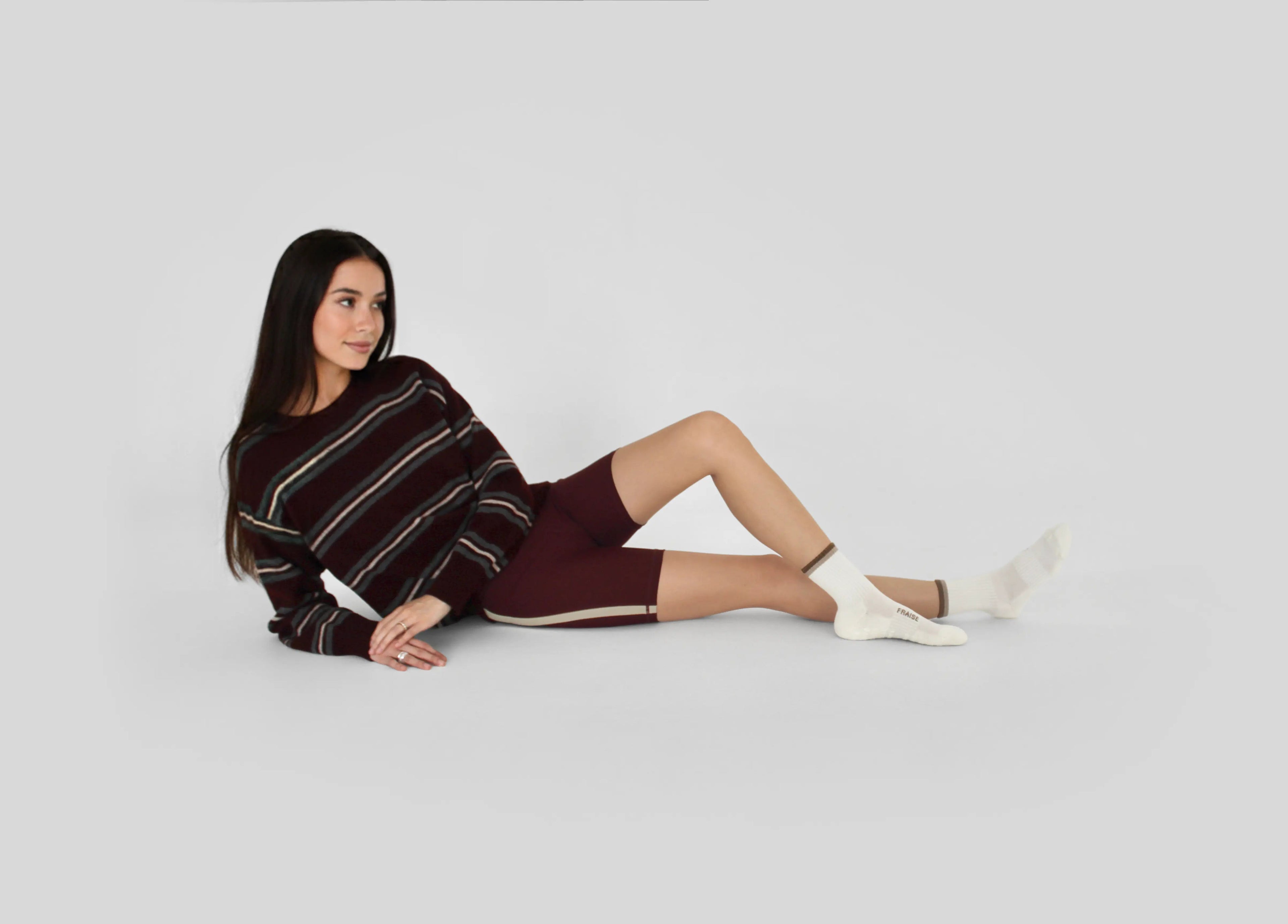 Malt Striped Crew