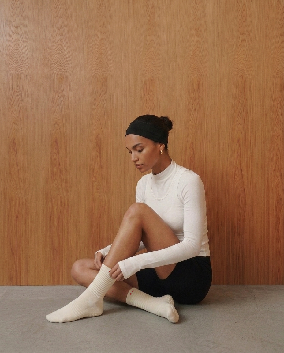Vanille Script Sock